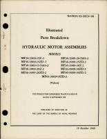 Illustrated Parts Breakdown for Hydraulic Motor Assemblies