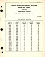 Overhaul Instructions with Parts Breakdown for Shielded Lead Assembly 29C09 Series 