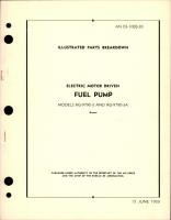 Illustrated Parts Breakdown for Electric Motor Driven Fuel Pump - Models RG-9790-3 and RG-9790-3A 