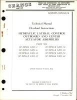 Overhaul Instructions for Hydraulic Lateral Control Outboard and Center Actuator Assemblies Part 247-58703 Series 