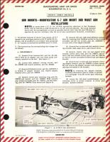 Modification of K-7 Gun Mount and Waist Gun Installations