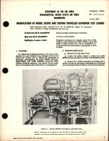Modification of Model 202FM & 202FMD Propeller Governor Test Stands