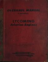 Overhaul Manual for R-680 Series Lycoming Engines