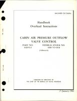 Overhaul Instructions for Cabin Air Pressure Outflow Valve Control - Part 102076-3