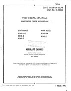 Illustrated Parts Breakdown for R1340-AN-1, -45, -48A, -52, and -57 Engines