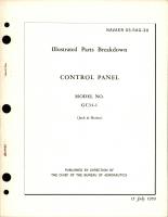 Illustrated Parts Breakdown for Control Panel - Model GC34-1