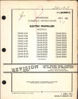 Overhaul Instructions for Curtiss-Wright Electric Propellers