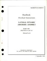 Overhaul Instructions for Lateral Dynamic Absorber Assembly - Part A02S7103-34 and A02S7103-41