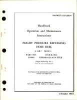 Operation and Maintenance Instructions for Flight Pressure Refueling Hose Reel - A-12B-7 - Mod 3 - Part 216000