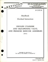 Overhaul Instructions for Oxygen Cylinder, Self-Opening Valve, and Pressure Reducer Assembly