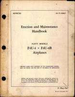 Erection and Maintenance Handbook for F4U-4, F4U-4B