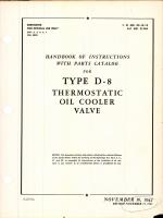 Instructions w PC for Type D-8 Thermostatic Oil Cooler Valve