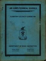 Elementary Electricity & Magnetism