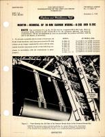 Removal of 20-MM Cannon Wiring for B-26B and B-26C