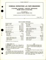 Overhaul Instructions with Parts for Inflight Refueling Probe Door Actuating Cylinder Assembly - CV15-401224-1