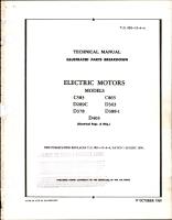 Illustrated Parts Breakdown for Electric Motors 