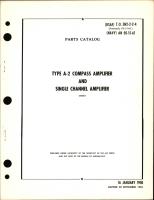 Parts Catalog for Type A-2 Compass Amplifier & Single Channel Amplifier