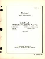 Illustrated Parts Breakdown for Cabin Air Pressure Outflow Valves Part No. 102150 