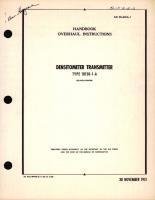 Overhaul Instructions for Densitometer Transmitter Type 10150-1-A 