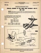 Removal of Fuel Dump Valve Assembly for RDB-7B and A-20C
