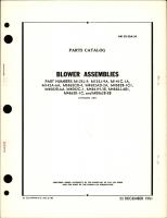 Parts Catalog for Blower Assemblies