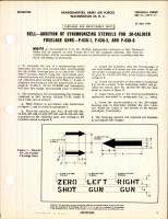 Addition of Synchronizing Stencils - .50 Caliber Fuselage Guns