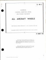 Cleaning, Inspection, Repair, and Surface Treatment for All Aircraft Wheels
