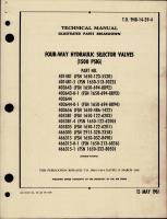 Illustrated Parts Breakdown for Four Way Hydraulic Selector Valves - 1500 PSIG