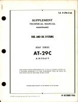 Supplement to Maintenance for Fuel and Oil Systems for AT-29C