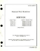 Illustrated Parts Breakdown for Servos Part No. 15620-2-A, 15620-5-A, 15633-2-A, 15636-2-A