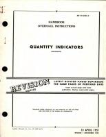 Overhaul Instructions for Liquidometer Quantity Indicators