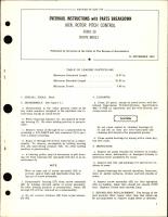 Overhaul Instructions with Parts Breakdown for Jack, Rotor Pitch Control - 36801-30