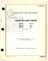 Illustrated Parts Breakdown for Synchro Data Error Computer  Part No. 16017-2 