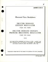 Illustrated Parts Breakdown for Diluter Demand Oxygen & Pressure Breathing Regulator - Parts 17600-1 and 0-616-1