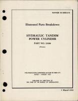 Illustrated Parts Breakdown for Hydraulic Tandem Power Cylinder - Part 12680 