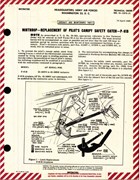 Replacement of Pilot's Canopy Safety Catch for P-61B