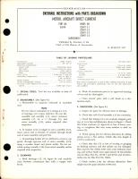 Overhaul Instructions with Parts Breakdown for Direct-Current Motor - Part 36840