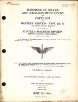 Handbook of Service and Operation Instructions with Parts List for Battery Ignition Type WL-7A (For Jacobs Engines)