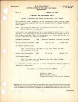 Operation and Flight Instruction for B-17 Series