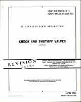 Illustrated Parts Breakdown for Airesearch Check and Shutoff Valves