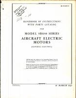 Handbook of Instructions with Parts Catalog for Model 5BA50 Series Electric Motors