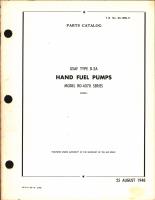 Parts Catalog for USAF Type D-2A Hand Fuel Pumps Model RD-4370 Series