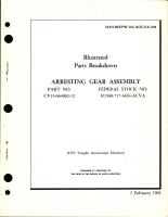 Illustrated Parts Breakdown for Arresting Gear Assembly - Part CV15-664002-12