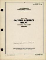 Illustrated Parts Breakdown for Exciter Control Relay - Type H-1 - Part A24A9280 