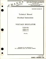 Overhaul Instructions for Voltage Regulator - Type 20B36-2-B, 20B36-3-A