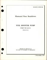 Illustrated Parts Breakdown for Fuel Booster Pump - Part 60-151