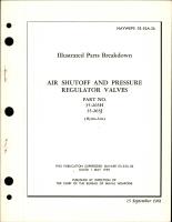 Illustrated Parts Breakdown for Air Shutoff and Pressure Regulator Valves - Parts 35-265H, and 35-265J