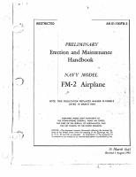 Wildcat FM-2 - Preliminary Erection & Maintenance Handbook