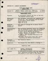 Lesson Assignments for Turret, Sperry Lower Ball, Type A-2