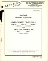 Revision to Overhaul Instructions for Hydromatic Propellers with Bracket Assemblies